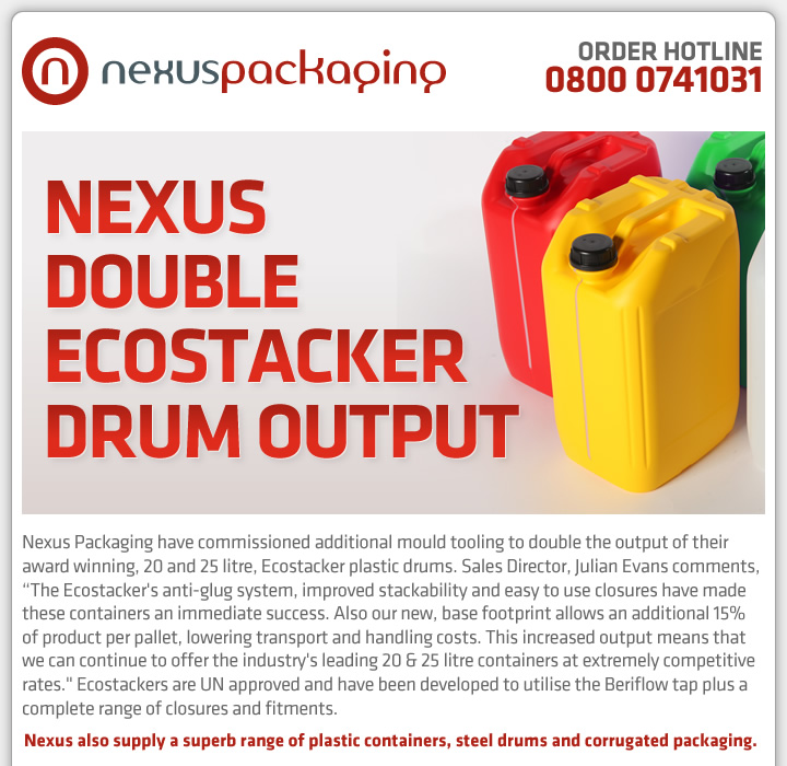 Nexus Packaging now supplying BeriFlow taps